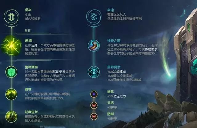 如何调整LOL小天赋以增加生命值、护甲和魔抗？